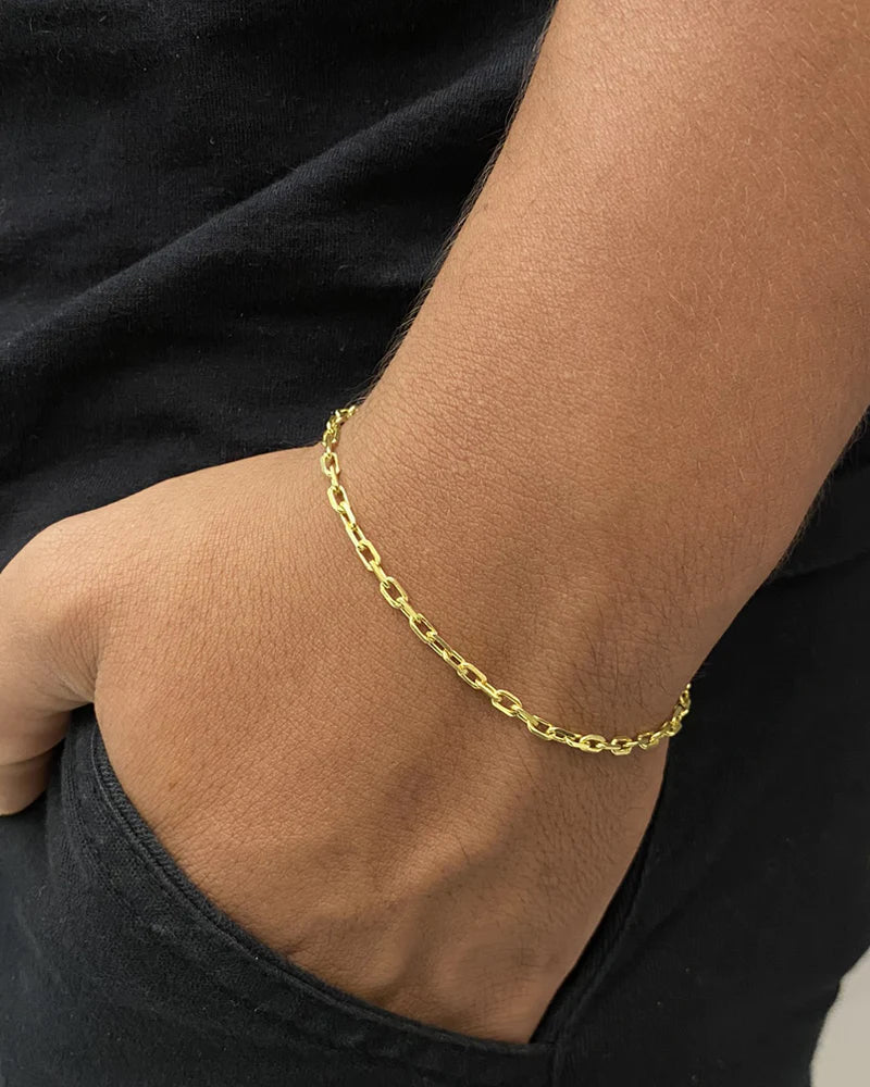 PULSEIRA CADEADO DE QUINA 2MM