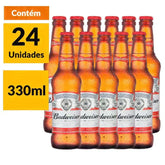 Cerveja Long Neck 330ml CX 24 UN Budweiser