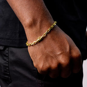 PULSEIRA CADEADO DE QUINA 6MM