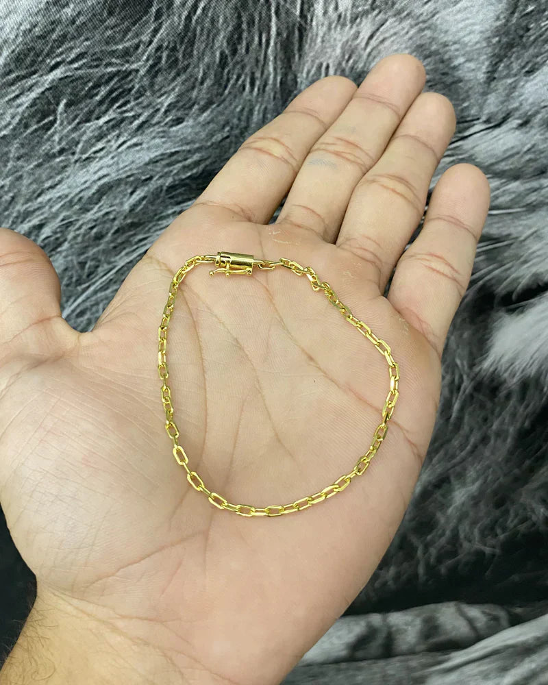 PULSEIRA CADEADO DE QUINA 2MM