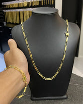 Kit Cordão e pulseira tijolinho 5mm