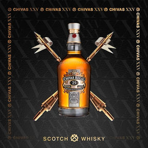 Chivas Regal Whisky 25 anos Escocês 700ml Chivas Sabor Whisky 700 ml