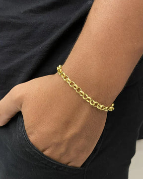 PULSEIRA ELO PORTUGUÊS 4MM