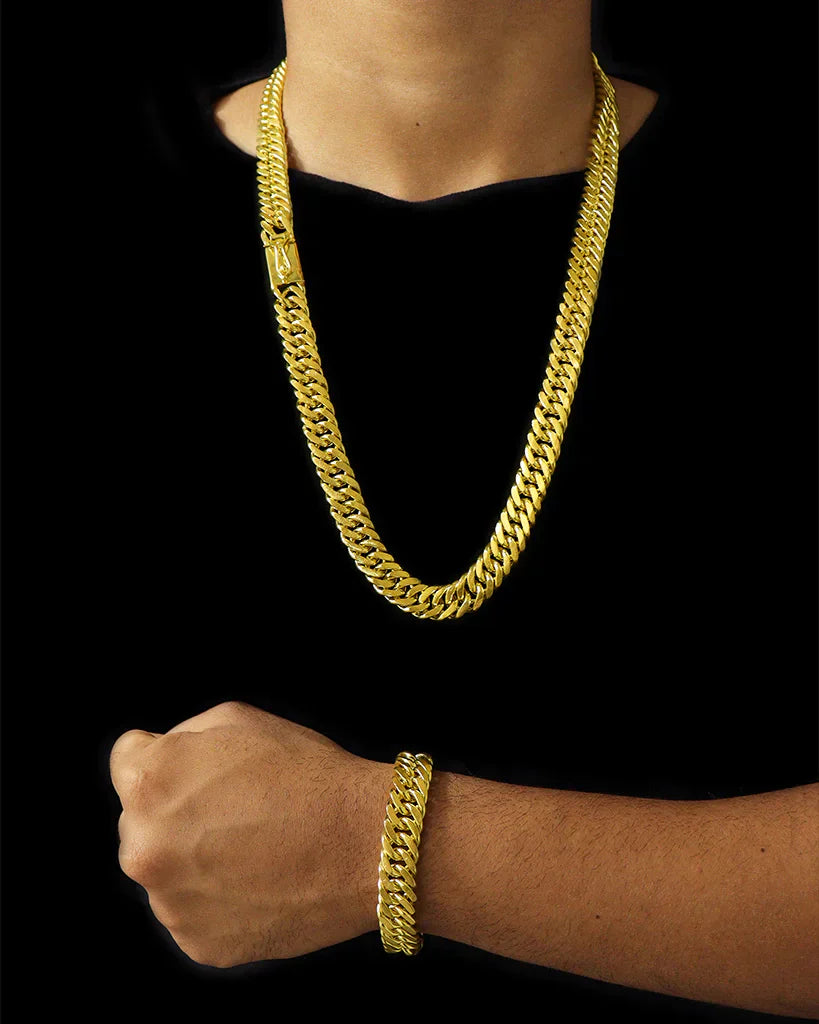 Kit Grumet 15mm banho 18k